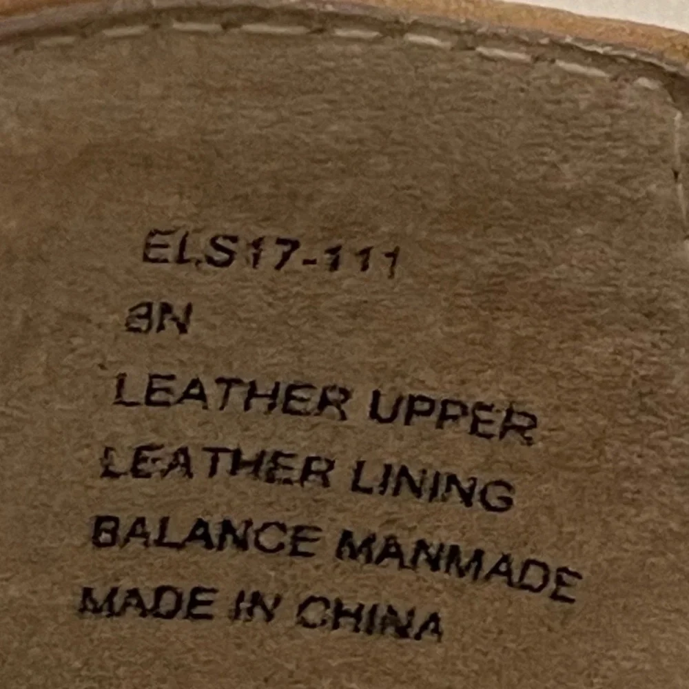David Tate Ballet Flat Laser Cut‎ Leather Espadrilles Wedge Tan Sz 8
